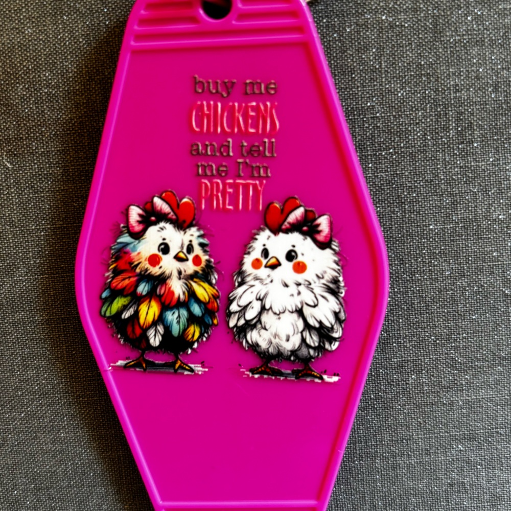 Colorful Chicken-Themed Keychains - Picture 4 of 9